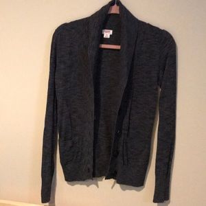 Dark gray cardigan